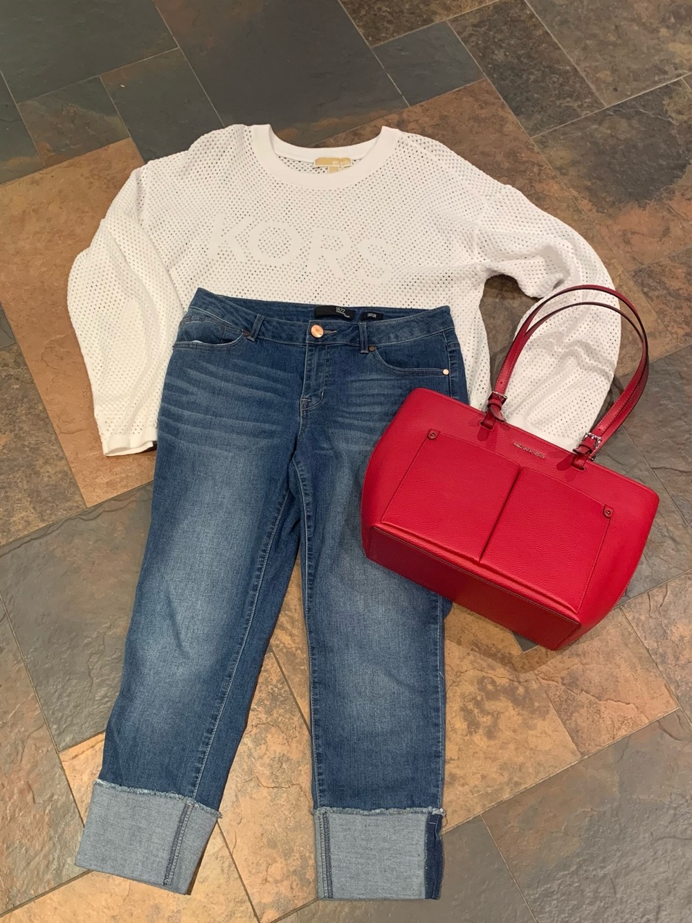 1822 Denim “Taylor” Straight Leg Jeans | Size 10 | Mid-Rise Cuffed Ankle - Picture 11 of 11